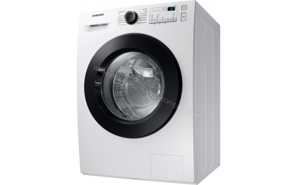 SAMSUNG WD80T4046CW - Vue en contre-plong&eacute;e 3/4 droite