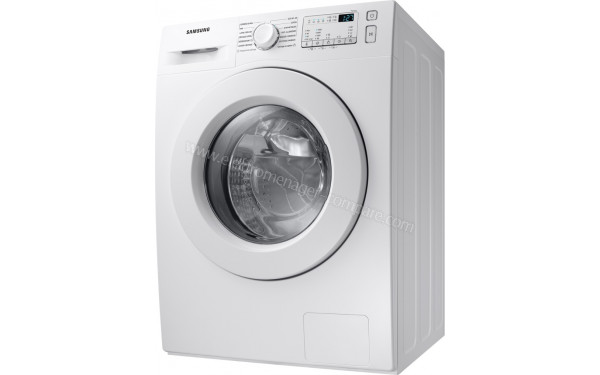 SAMSUNG WD80T4046EW - Vue en contre-plong&eacute;e 3/4 droite