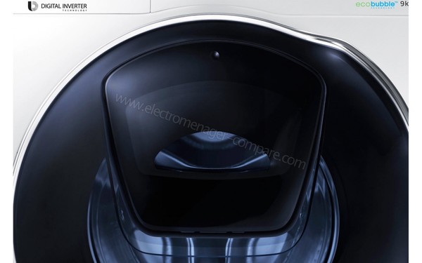 SAMSUNG WD90K5410OW - Hublot additionnel (cr&eacute;dit : Darty)