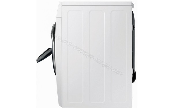 SAMSUNG WD90K5B10OW - Vue de profil (cr&eacute;dit : Darty)