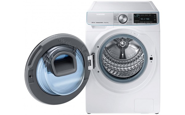 SAMSUNG WD91N740NOA/EG - Vue de face hublot ouvert (n&deg;2)