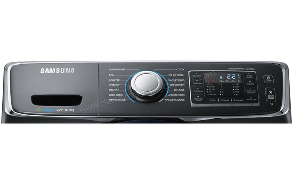 SAMSUNG WF16J6500EV - Panneau de commandes (cr&eacute;dit : Boulanger)