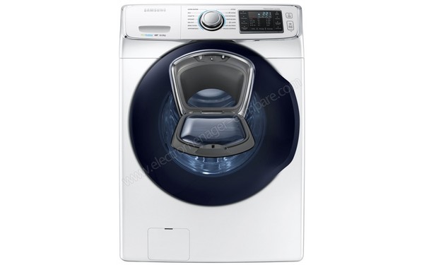 SAMSUNG WF16J6500EW - Vue de face hublot additionnel ouvert