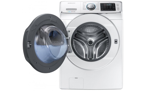 SAMSUNG WF16J6500EW - Vue de face hublot ouvert