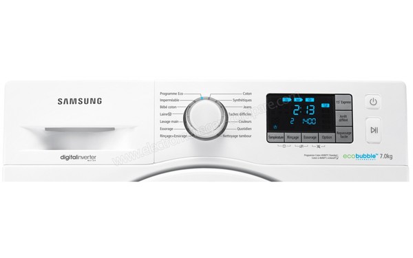 SAMSUNG WF70F5E3U4W - Panneau de commandes