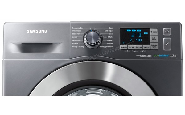 SAMSUNG WF70F5E5W4X - Panneau de commandes