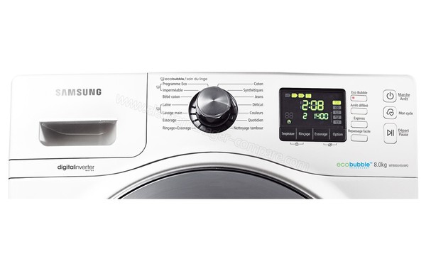 SAMSUNG WF806U4SAWQ - Panneau de commandes
