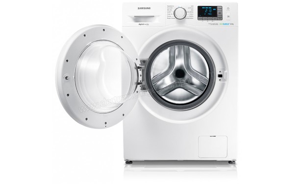 SAMSUNG WF80F5E3U4W - Vue de face (hublot ouvert)