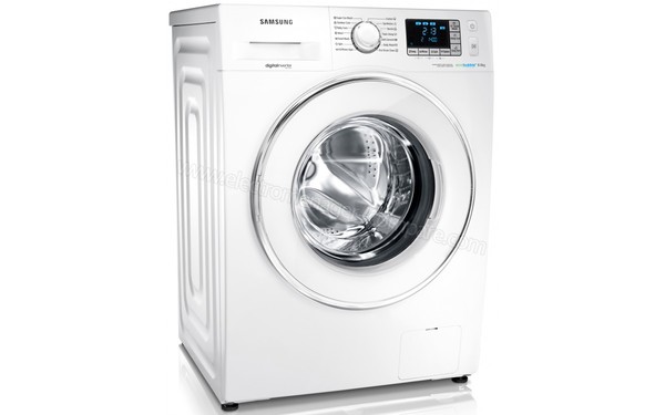 SAMSUNG WF80F5E5W4W/LE - Vue 3/4 gauche