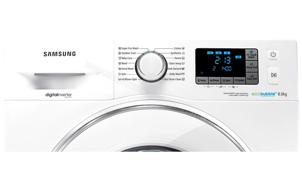 SAMSUNG WF80F5E5W4W/LE - Panneau de commandes