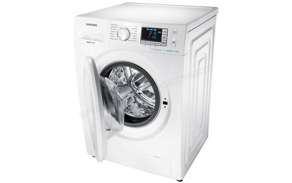 SAMSUNG WF90F5E3U4W - Vue 3/4 droite