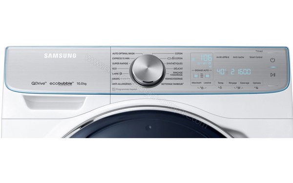 SAMSUNG WW10M86GNOA - Panneau de commandes (cr&eacute;dit : Boulanger)