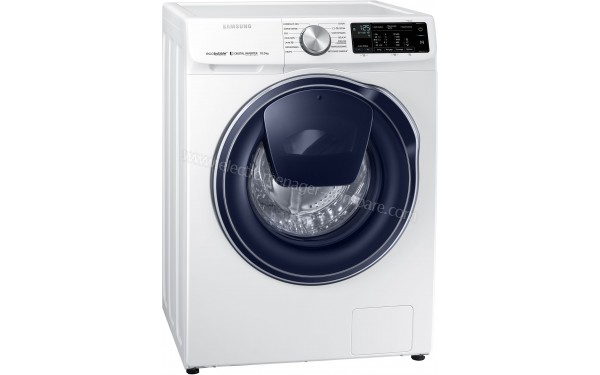 SAMSUNG WW10N645RPW - Vue 3/4 gauche (cr&eacute;dit : Boulanger)