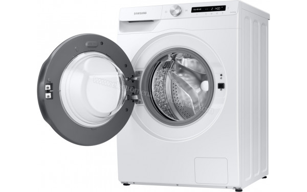 SAMSUNG WW10T534DAW - Vue de l'int&eacute;rieur 3/4 droite