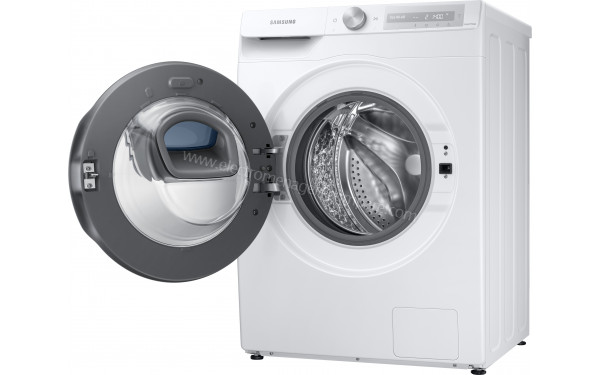 SAMSUNG WW10T654DLH - Vue 3/4 droite hublot ouvert