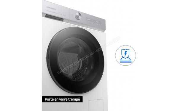 SAMSUNG WW11BB944DGM - Porte en verre tremp&eacute;
