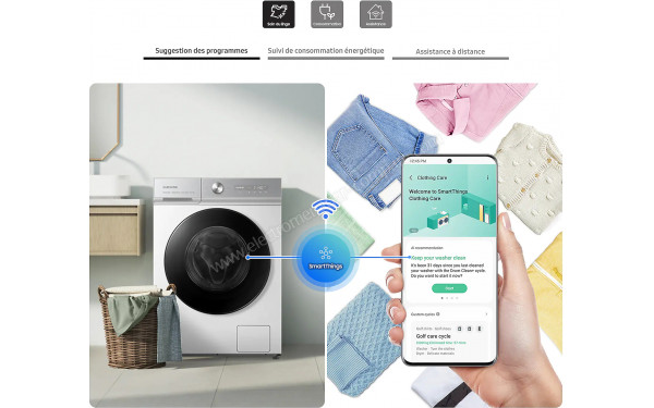 SAMSUNG WW11BB945DGM - Application SmartThings
