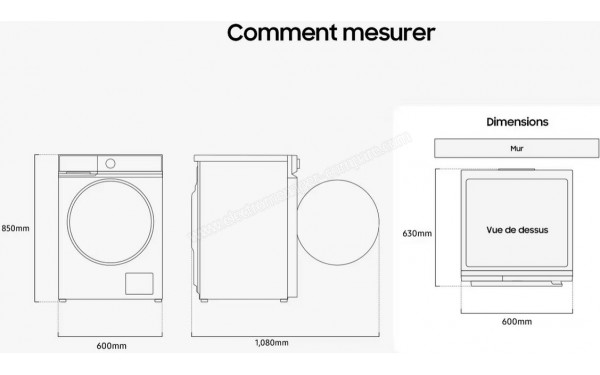 SAMSUNG WW11DB7B94GE - Fiche Technique, Prix Et Avis