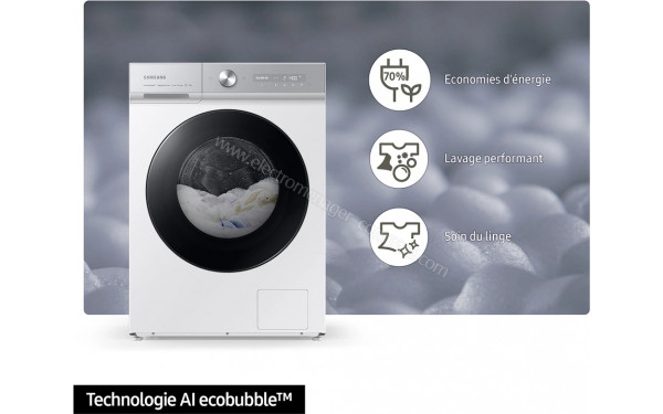 SAMSUNG WW11DG6B85LB - Technologie AI Ecobubble