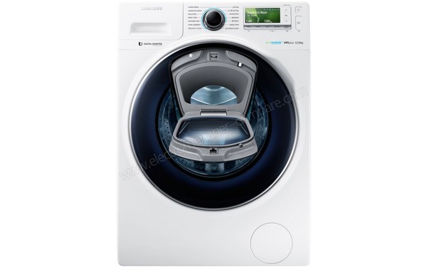 SAMSUNG WW12K8412OW/EU - Vue de face (n&deg;2)