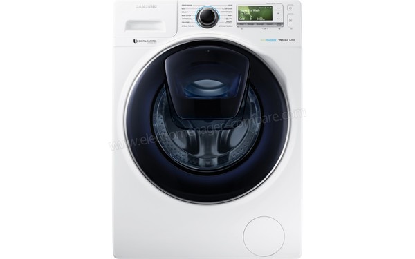 SAMSUNG WW12K8412OW - Vue de face (cr&eacute;dit : Boulanger)