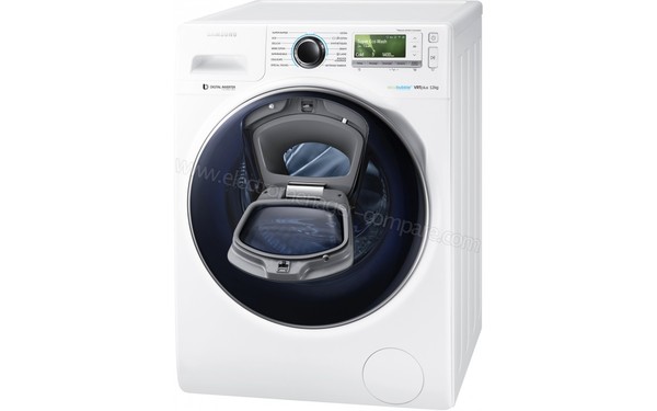 SAMSUNG WW12K8412OW - Vue 3/4 droite 4 (cr&eacute;dit : Boulanger)