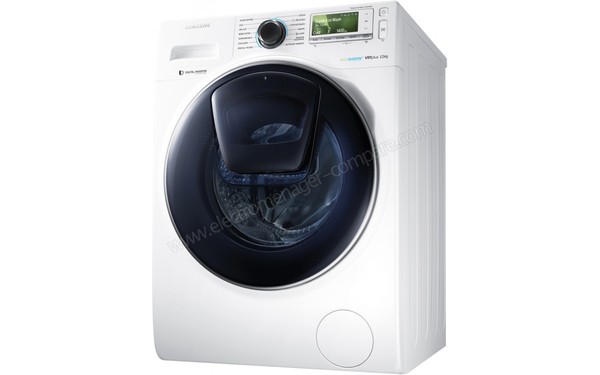 SAMSUNG WW12K8412OW - Vue 3/4 droite 2 (cr&eacute;dit : Boulanger)