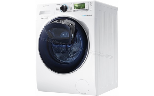 SAMSUNG WW12K8412OW - Vue 3/4 droite 3 (cr&eacute;dit : Boulanger)
