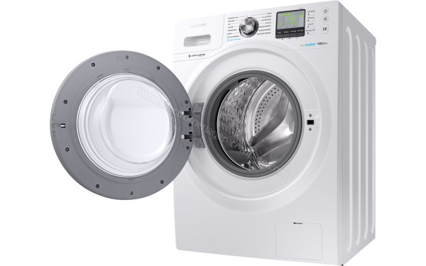 SAMSUNG WW12R641U0M - Vue 3/4 droite hublot ouvert