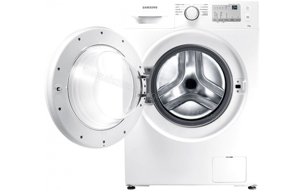 SAMSUNG WW70J3283KW - Vue de face hublot ouvert (cr&eacute;dit : Boulanger)
