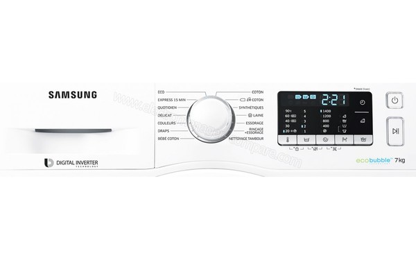 SAMSUNG WW70J5455MW - Panneau de commandes