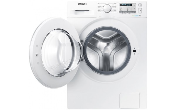 SAMSUNG WW70J5555DA - Vue de face hublot ouvert (cr&eacute;dit : Boulanger)