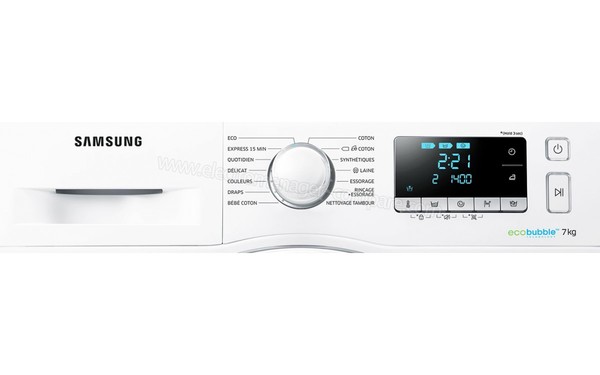 SAMSUNG WW70J5556DW - Panneau de commandes