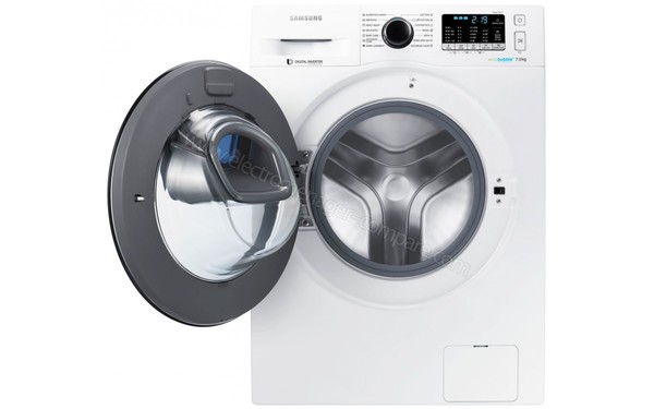 SAMSUNG WW70K5410UW - Vue de face hublot ouvert