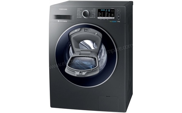 SAMSUNG WW70K5410UX - Vue 3/4 droite n&deg;3 (cr&eacute;dit : Darty)