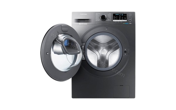 SAMSUNG WW70K5410UX - Vue de face hublot ouvert (cr&eacute;dit : Darty)