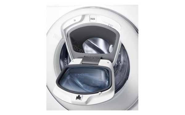 SAMSUNG WW70K5413WW - Hublot additionnel ouvert (cr&eacute;dit : Darty)