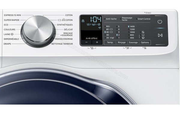 SAMSUNG WW70M645OBM - Programmes et options