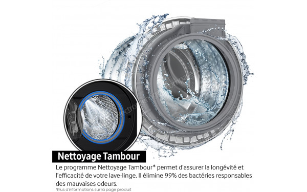 SAMSUNG WW80FG3M05TW - Programme Nettoyage Tambour