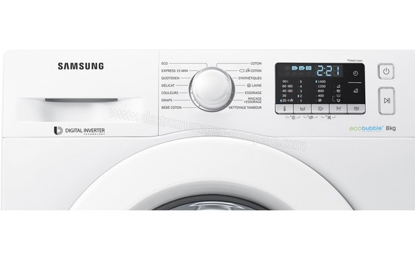 SAMSUNG WW80J5455MW - Panneau de commandes