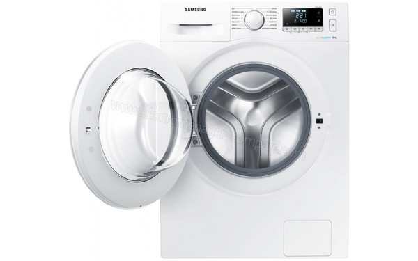 SAMSUNG WW80J5556DW - Vue de face hublot ouvert