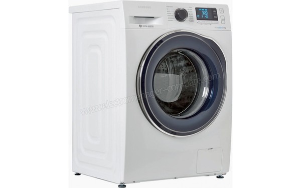 SAMSUNG WW80J6410CW - Vue 3/4 gauche (cr&eacute;dit : Boulanger)