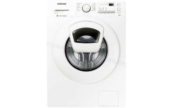 SAMSUNG WW80K4437YW - Vue de face n&deg;1 (cr&eacute;dit : Darty)