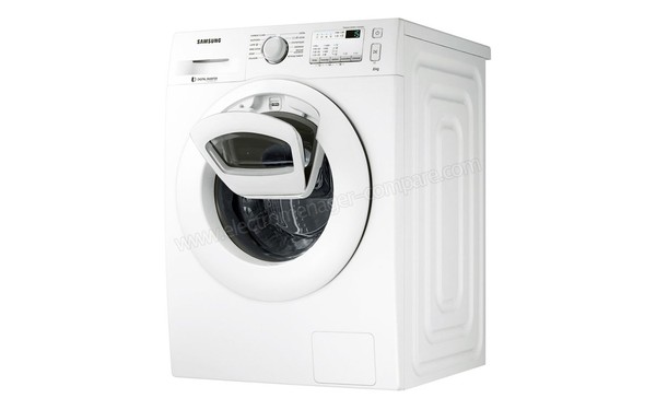 SAMSUNG WW80K4437YW - Vue 3/4 droite n&deg;3 (cr&eacute;dit : Darty)