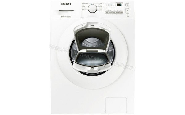 SAMSUNG WW80K4437YW - Vue de face n&deg;2 (cr&eacute;dit : Darty)