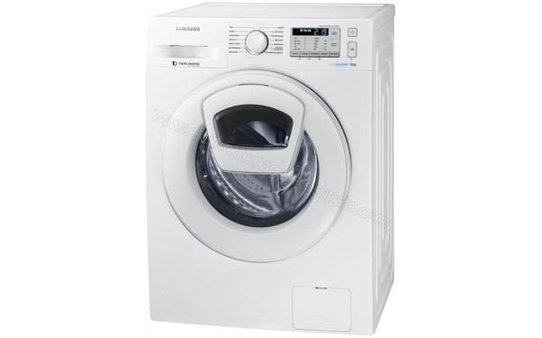 SAMSUNG WW80K5213WW - Vue 3/4 droite (cr&eacute;dit : Boulanger)