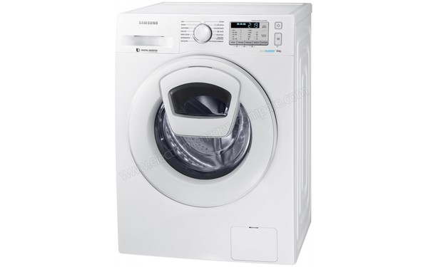 SAMSUNG WW80K5413WW - Vue 3/4 droite (cr&eacute;dit : Boulanger)