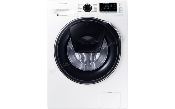 SAMSUNG WW80K6414QW - Vue de face (cr&eacute;dit : Boulanger)