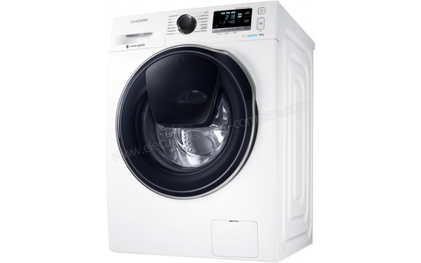 SAMSUNG WW80K6414QW - Vue 3/4 droite (cr&eacute;dit : Boulanger)