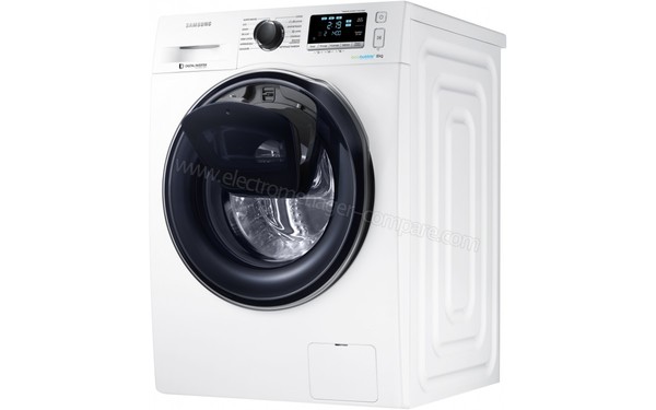 SAMSUNG WW80K6414QW - Vue 3/4 droite 2 (cr&eacute;dit : Boulanger)